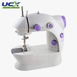 UDANA CORTEX Portable Mini Sewing Machine With Double Thread Speed - White