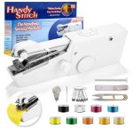 Mini Portable Handheld Sewing Machine | Battery-Operated Handy Stitch Tool for Quick Cloth Repairs, DIY Fabrics, Curtains & Crafts | Lightweight Electric Silai Machine for Home, Travel, Beginners & Tailoring | Easy Needlework Tool l Easy to use - Image 2