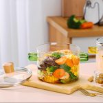Glass Cooking Pot Heat-resistant Soup Pot Transparent Salad Instant Noodle Bowl Kitchen Cookware - Image 5