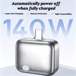 140W Universal Auto Disconnect Charger Adapter Cable, Type-C Mobile Fast Charging Separator with Full Charge Auto Cut for Night Charging - Image 9