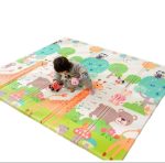 Baby Play Mat, Large Baby Crawling Mat Foam Reversible,Baby Care Playmat for Infants, Toddlers, Kids Indoor Outdoor Use (4feet x 6Feet) - Image 2