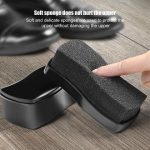 Double-sided colorless leather shoes care portable Instant Shine Sponge shoe - Image 4