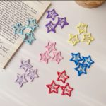 Tawakkal Mart 20pcs/10pcs Dopamine Pentagram Drip Oil Hair Clips Female Side Bangs Clip Hairpin Broken Hair BB Cip Small Card By Tawakkal Mart - Image 6