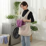 Large Foldable Laundry Basket with Shoulder Handles | Portable Laundry Hamper | Wash & Dry Clothes Storage Bag | Reusable Clothes Carry Basket | Home Organizer - Image 5