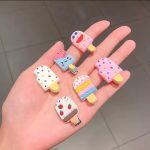 Fashion Vibe 10 pcs Unicorn Ice Cream Hair Clips Set Baby Hairpin For Kids Girls Toddler Barrettes Hair Accessories