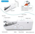 Mini Portable Handheld Sewing Machine | Battery-Operated Handy Stitch Tool for Quick Cloth Repairs, DIY Fabrics, Curtains & Crafts | Lightweight Electric Silai Machine for Home, Travel, Beginners & Tailoring | Easy Needlework Tool l Easy to use - Image 3