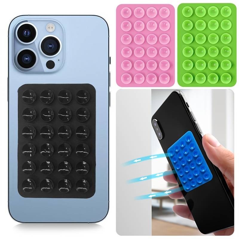 imgi_64_a0b0347c34cd93b22d46c8b21e992ed7 Silicone Suction Pad Phone Holder Self-Adhesive Rubber Mat - Image 1