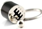 Auto Part Model Gear Box Shifter Keychain, Mini Car Gear Shift Stick Knob Gearbox Metal Key Chain Key Ring for Men(Multi) - Image 5