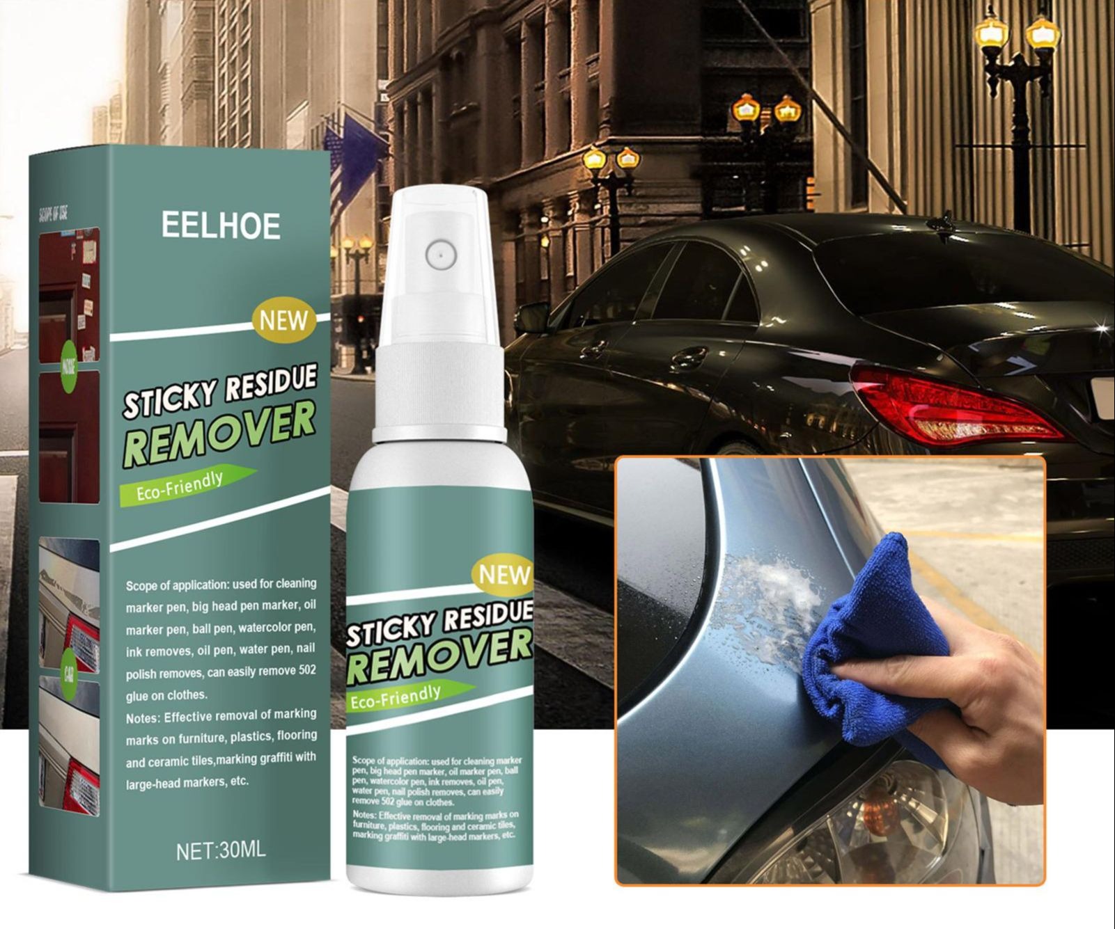 imgi_64_adfcc6971a8c3d739bfa02325ff271e1 Green forest Car Cleaning Spray No Chemical Substances Multi Purpose Car Adhesive Remover - Image 1