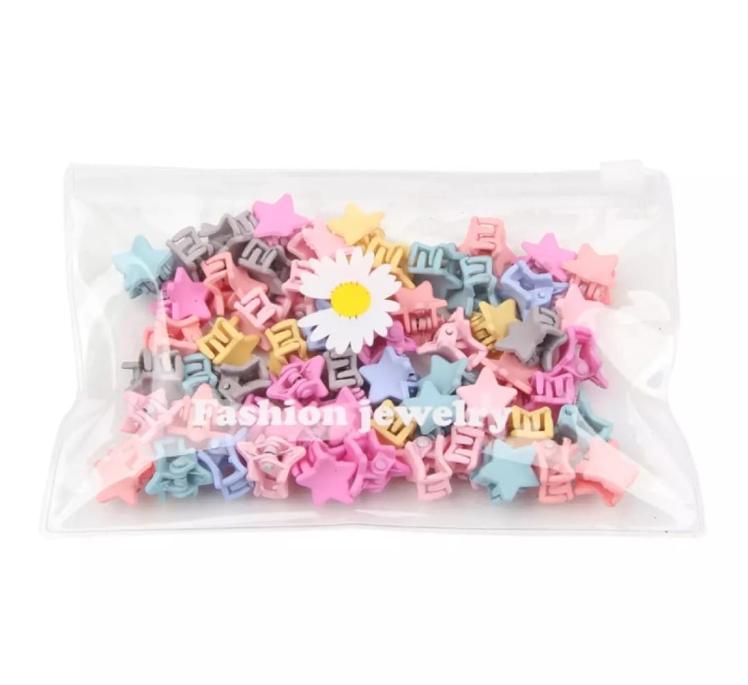 imgi_64_e5fd57086bfb608ee62328ac3ca78bba GP 30Pcs/Bag Mini Cute Hair Claws Clips For Girls Baby Colorful Hairpin Cartoon Rabbit Flower Crown Star Hair Clips Children Clamp - Image 1
