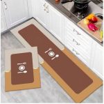 Dazzin - 2pcs Kitchen Runner Mat Non Slip Super absorbent Bedroom Long Bedside Area Rug Soft Washable Carpet Bathroom Entrance Doormat - Image 7