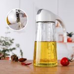 Oil Dispenser glass Bottle Auto Open Oil Bottle - Image 4
