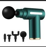 Electric Muscle Massage Gun Quiet Handheld Percussion Deep Tissue Pain Soreness Relief 20 Adjustable Speeds Rechargeable LCD Massager with 6 Heads - Image 5