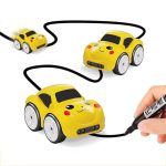 Magic Induction Line Following Car for Kids 2.4GHz Remote Control Mini RC Car with Sensor Tracking Technology, LED Lights & Music, 4 Modes Smart Educational Toy, Battery Operated Portable Racing Car for Boys & Girls Gift - Image 4
