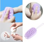 Silicone Bath Body Brush for shower, Soft Silicone Body Scrubber for shower