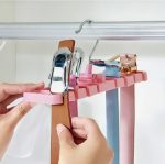 Plastic Rotating Tie Scarf Hanger Holder Home Storage Rack Tie Belt Closet Organizer Wardrobe Finishing Rack Space Saver - Image 5