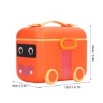 Tawakkal Mart Portable Milk Powder Container Bus style / toy style baby milk container Orange - Blue color - Image 3