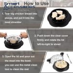 Chicken Shredder Large Chicken Breast Shredder Tool Twist - Image 3