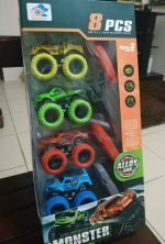 Monster Cars Set / Mini Rock Crawler Truck Set / Friction Car 4 Wheel Drive Vehicle for Boys and Kids - Image 6