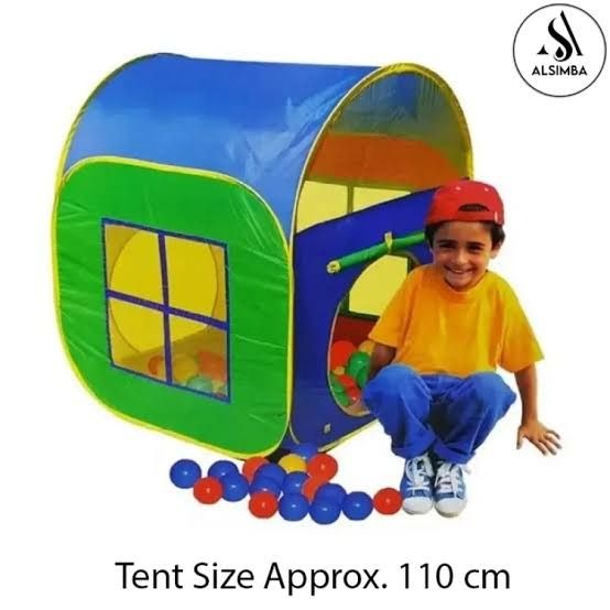 imgi_66_3271eadb3cf2f6008b3df5eb221d3e47 Play House Tent For kids- multicolour Baby Large Play Fun House - Image 1
