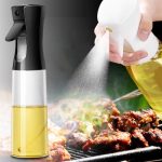 300 ML Oil Spray Pot Kitchen Household Edible Olive Oil Spray Bottle Atomized Misty Oil Tank Air Fryer Spray Bottle Kitchen Supples 1Pcs