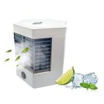 Mini Portable Air Cooler, Personal Space Cooler Easy to fill water and mood led light portable Air Conditioner Device Cool Space like Home Office (Style 2) Air Conditioner Portable USB Main Fan Cooler Humidifier Purifier Chiller Desktop - Just Ad