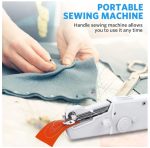 Mini Portable Handheld Sewing Machine | Battery-Operated Handy Stitch Tool for Quick Cloth Repairs, DIY Fabrics, Curtains & Crafts | Lightweight Electric Silai Machine for Home, Travel, Beginners & Tailoring | Easy Needlework Tool l Easy to use - Image 5