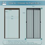 Magnetic Mosquito Net Door Curtain 200x80cm | Anti Insect Fly Screen Door Mesh with Magnetic Closure - Image 6
