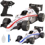 High Speed RC Car Remote Control 2WD F1 Car for Boys | Smoke Spray Remote Car for Kids 5+ Years | Scale 1:14 Big Formula Car Toys for Boys with Light and Flame - Rechargeable
