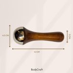 Kansa Wand Facial Massage Tool| for Radiant Skin & Lymphatic Drainage| Detoxifies Skin, Balances PH & Gives Sculpted Face - Image 5
