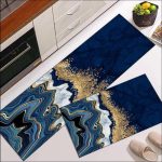 2pcs Kitchen Runner Mat Non Slip Super absorbent Bedroom Long Bedside Area Rug Soft Washable Carpet Bathroom Entrance Doormat