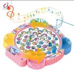 Fishing game with rotating board & music 45 fishes & 15 fishes available in 1 post