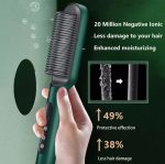 Electric Professional Hair Straightening Brush For Girls/ Women - Quick Heat, Auto Shut Off - Image 4