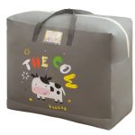 Blue Dinosaur Travel Bag Large Capacity Zipper Closure Cartoon Print Perfect for Kids and Adults on-the-go! - Image 2