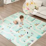 Baby Play Mat, Large Baby Crawling Mat Foam Reversible,Baby Care Playmat for Infants, Toddlers, Kids Indoor Outdoor Use (4feet x 6Feet) - Image 5