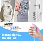 4 Keys Mechanical Keyboard Switch Clicker Keychain with RGB LED Light | Fidget Clicker Toy | Stress Relief Keychain | Portable Mechanical Switch Keyboard Clicker - Image 5