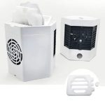 Mini Portable Air Cooler, Personal Space Cooler Easy to fill water and mood led light portable Air Conditioner Device Cool Space like Home Office (Style 2) Air Conditioner Portable USB Main Fan Cooler Humidifier Purifier Chiller Desktop - Just Ad - Image 5