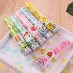 Travel Soft Paper Soap Flower Design Tube Shape Bottle Steel Cap High Quality (Assorted/Random Colour) - Image 2