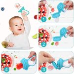 Tawakkal Mart Newborn Baby Fruit Pacifer Nibbler Hook Feeder Kids Fruit Feeder Nipples Feeding Baby Supplies Nipple Teat Pacifier Bottles Teether - Image 5
