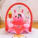 Baby Sofa Support Seat Chair Learn to Sit Padded with Rods and Toys - Image 3