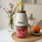 Osaka Multifunctional Electric Food Processor – Baby Food Chopper, Vegetables & Meat Chopper, Fast Fruit Blender 4 Blade Stainless Steel, Juice & Shake Maker Chopper Machine – Premium Kitchen Appliance Kitchen Accessories for Home – Shopee Pakistan - Image 5