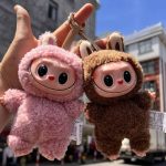 LABUBU The Monster Macaron Plush Doll blind box smiley Vinyl face doll cartoon trendy Surprise box Pendant Stuffed Toys creative gift