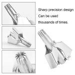Nose Hair Ear Trimmer For Men Stainless Steel Manual Washable Portable Tondeuse Nez hair remover Nose Vibrissa Razor Shaver - Image 3