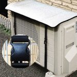Sunscreen Aluminium Foil Air Conditioner Cover Silver Air Conditioner Protective Waterproof Dust Cover Outdoor