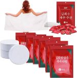 Compressed Bath Towel Tablets Pure Cotton Disposable Dehydrated Compact Compressed Towels - Image 3