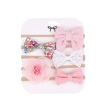 5Pcs/Set Baby Bows Lace Flower Headband For Girls Infant Nylon Hair Band Soft Elastic Newborn Hair Accessories - Image 6