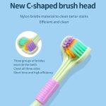 Three Sides Soft Silicone Brush Head Toothbrush, 3-Sided Ultra Soft Manual Operation Toothbrush Suitable For Aged 2-12, For Kid,Teen,Adult - Image 4