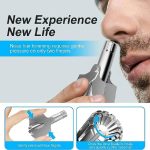Stainless Steel Manual Nose Trimmer Men Nose Hair Trimmer Portable Vibrissa Razor Shaver Washable Nose Ear Hair Trimmer