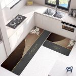 2pcs Kitchen Runner Mat Non Slip Super absorbent Bedroom Long Bedside Area Rug Soft Washable Carpet Bathroom Entrance Doormat - Image 4