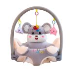 Baby Sofa Support Seat Chair Learn to Sit Padded with Rods and Toys - Image 4